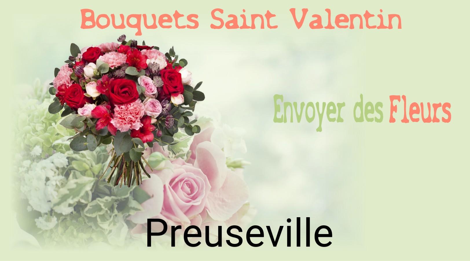 Roses de Saint-Valentin livrées à Preuseville
